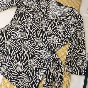 Banana Republic wrap around top